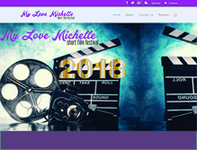 Tablet Screenshot of mylovemichelleshortfilmfestival.com